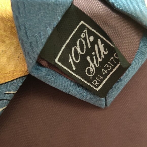 Surrey Mens Necktie Holiday Beach Snowman Christmas Party Vacation Silk Tie - Picture 7 of 7